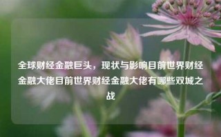 全球财经金融巨头，现状与影响目前世界财经金融大佬目前世界财经金融大佬有哪些双城之战