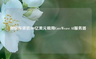 微软斥资近100亿美元租用CoreWeave AI服务器