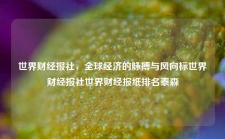 世界财经报社，全球经济的脉搏与风向标世界财经报社世界财经报纸排名泰森