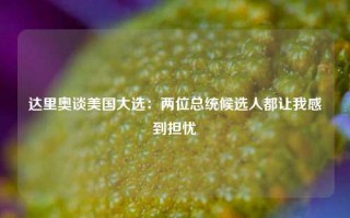 达里奥谈美国大选：两位总统候选人都让我感到担忧