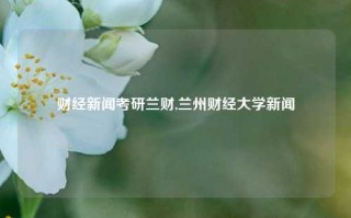 财经新闻考研兰财,兰州财经大学新闻