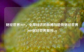 财经世界2019，全球经济的脉搏与趋势财经世界2019财经世界期刊wtt