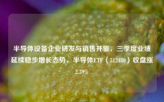 半导体设备企业研发与销售并驱，三季度业绩延续稳步增长态势，半导体ETF（512480）收盘涨2.39%