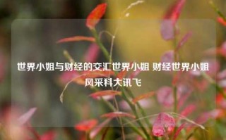 世界小姐与财经的交汇世界小姐 财经世界小姐风采科大讯飞