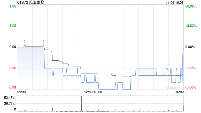 维亚生物11月6日斥资86.9万港元回购90万股-第1张图片-世界财经