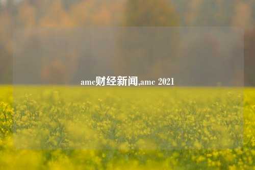 amc财经新闻,amc 2021-第1张图片-世界财经