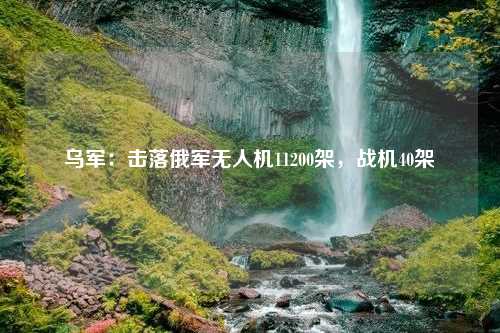 乌军：击落俄军无人机11200架，战机40架