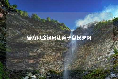 警方以金设局让骗子自投罗网